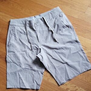 Hang Ten Gray Casual Flat Front Shorts